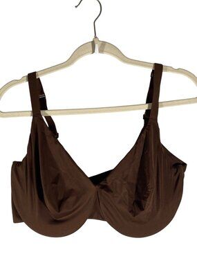 SKIMS Smoothing Intimates Unlined Full Coverage Bra Cocoa brown 38DDD